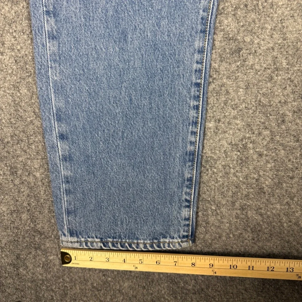 Levi's Wedgie Straight Jeans Men's 38x28 Blue Ombre Dip Dye Cotton Denim